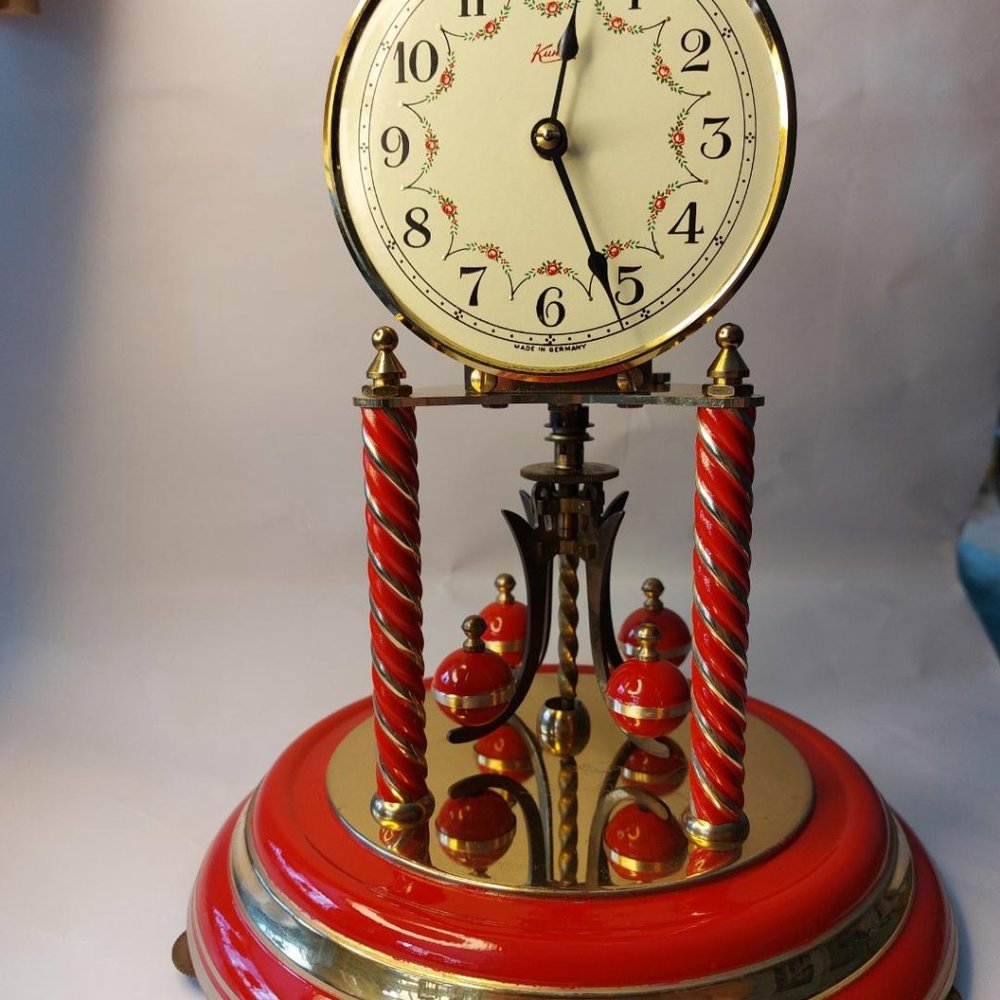 Trump 2024 KUNDO ANNIVERSARY CLOCK Republican red base serpentine pillars #32.